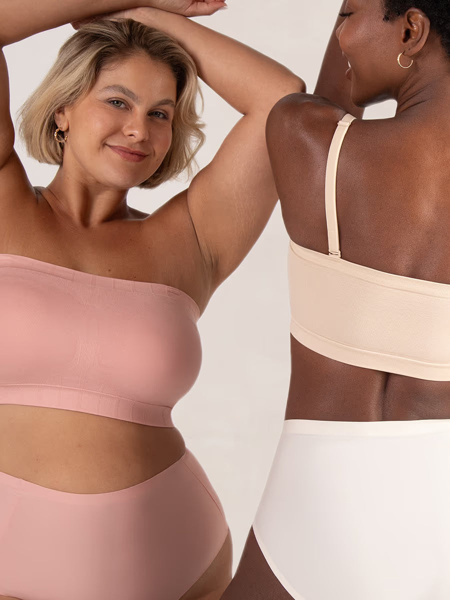 Konverterbar axelbandslös bandeau-bh