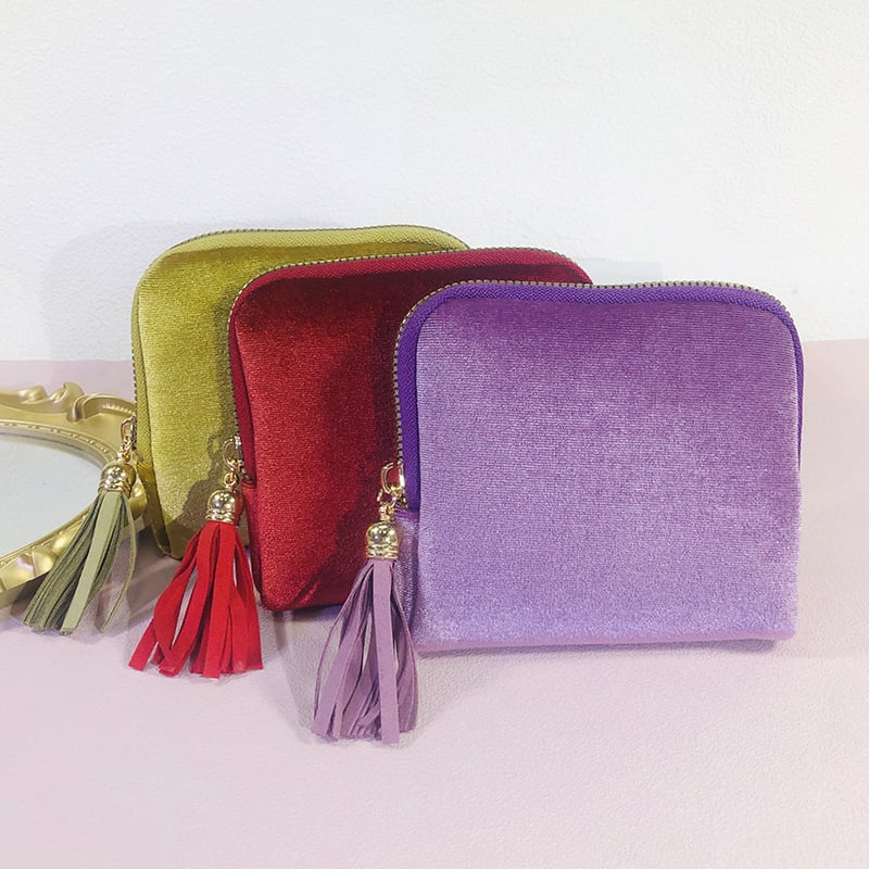 Smyckesväska med dragkedja, bärbar arrangör