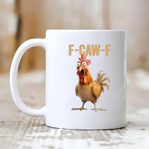 đFlash Sale⥠Ăver 50 000 sĂ„lda! NĂ€stan slut-đ„F-Caw-F Rolig kycklingmugg