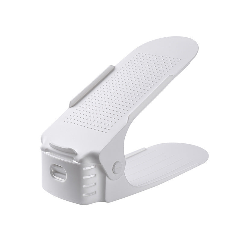 Dubbelskiktad fristående skohylla