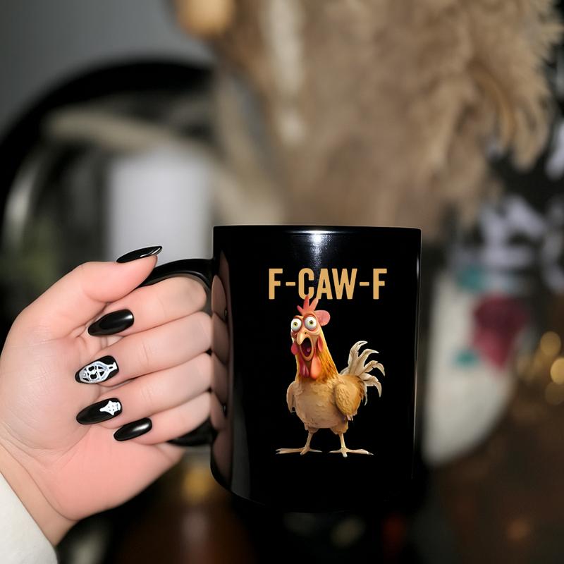đFlash Sale⥠Ăver 50 000 sĂ„lda! NĂ€stan slut-đ„F-Caw-F Rolig kycklingmugg