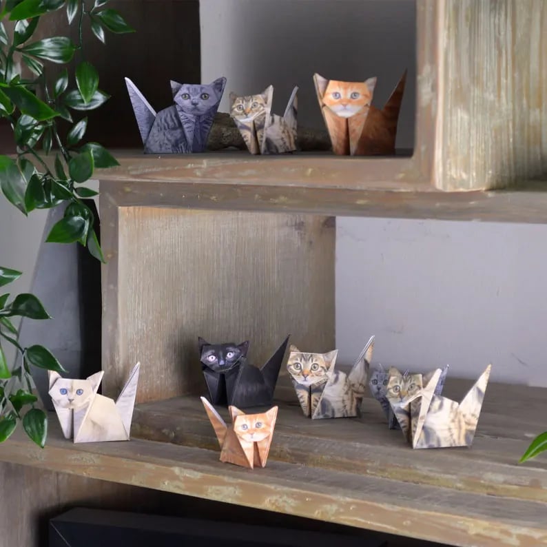 😻✨Enkelt gör-det-själv-kit med papperskatter | Linjer och instruktioner ingår 🎁Köp mer Spara mer