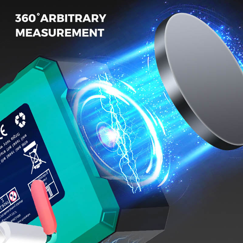 Magnetisk digital vinkelmätare med elektronisk lase