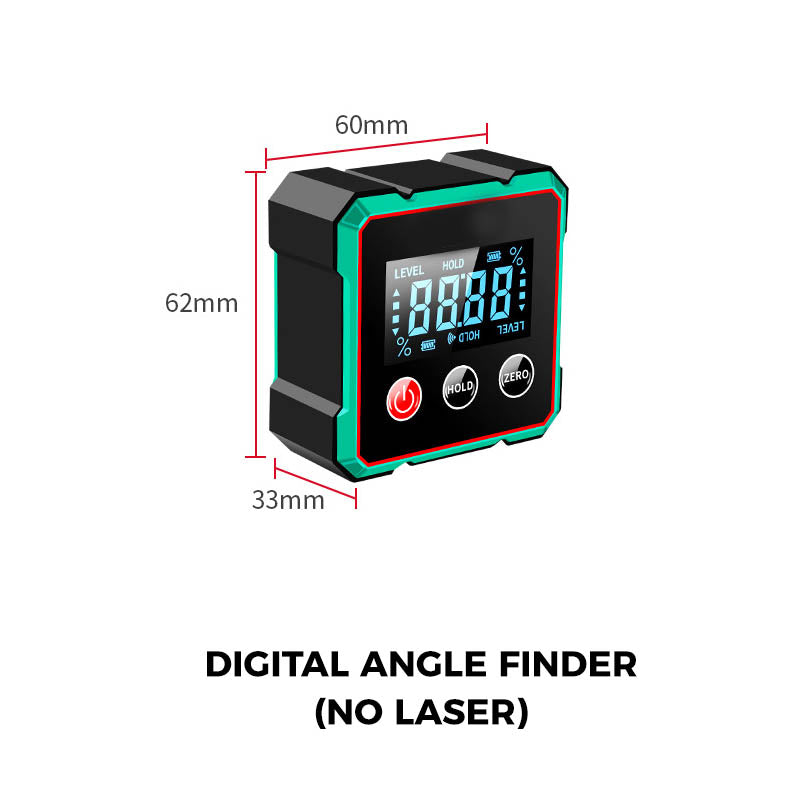 Magnetisk digital vinkelmätare med elektronisk lase