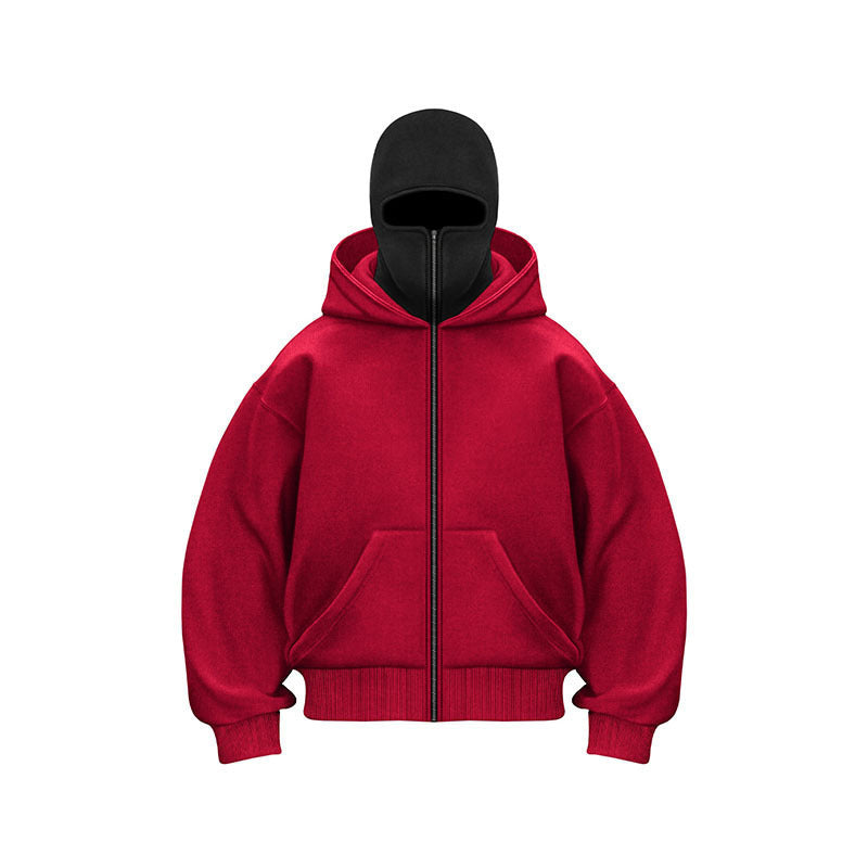 🔥50% rabatt👁️🗨️Ninja-hoodie med dragkedja för män och kvinno