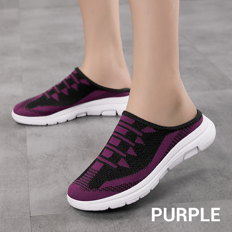 Bekväma och ventilerande tofflor med sluten tå