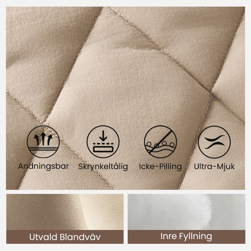 ⌛50% off clearance for a limited time!!!!🔥Stickad Patchwork Puffig Jacka för Kvinnor