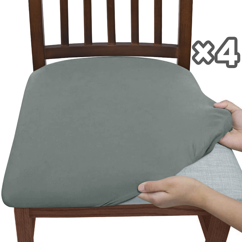 Stretchiga vattentäta stolsöverdra(1 set med 4)