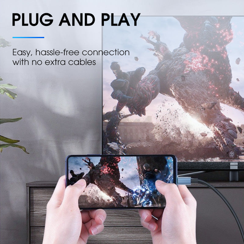 4K HD Typ-C till HDMI-skärmadapter