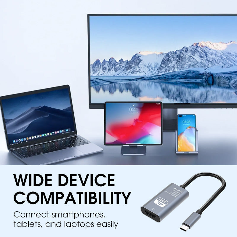4K HD Typ-C till HDMI-skärmadapter