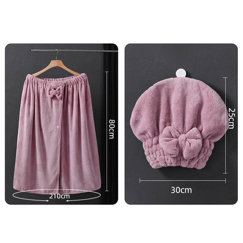 đ„Sista dagen pĂ„ rea 49% rabatt!!đ„Justerbar badkjol i stor storlek och snabbtorkande badmössa