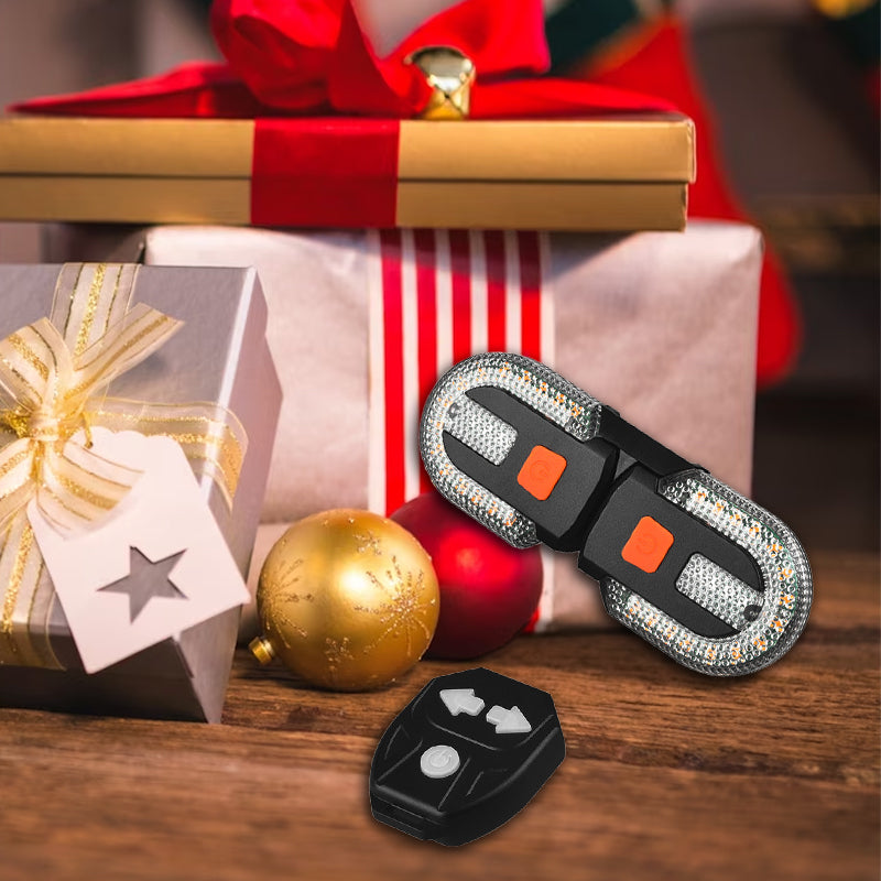 📢📢50% RABATT! ⏰🚴‍♂️🔥 Trådlös fjärrkontroll för cykelbaklyktor – Köp mer, spara mer!