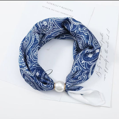 🧣 Oansträngd glamour: Påsnäppbar pärlhalsbandsscarf ✨