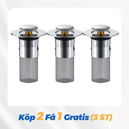 （Köp 2 Få 1 Gratis）Universal Pop-up-avloppsfilter för Handfat