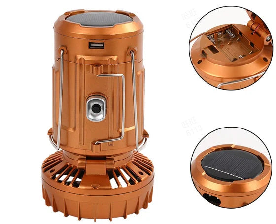 (🔥🎁2025 Nyårs Hot Rea🎁 49%) 6 i 1 Bärbar Solar LED Camping Lantern