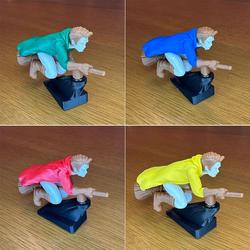 Instrumentbrädedekorationer med flytande effekt: häx- och trollkarlskvast