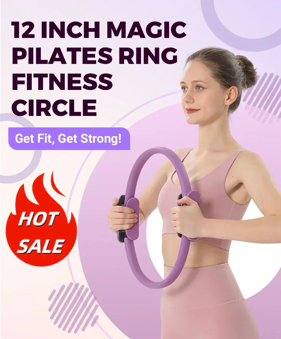 ⏳Tidsbegränsat erbjudande⏰Pilatesringtränare | Toningsring för core, armar och ben