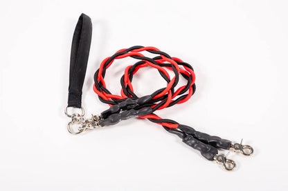 🔥Sista dagen: 50% RABATT!🔥🐕Dubbel Bungee Leash - 1:a steget träningsverktyg