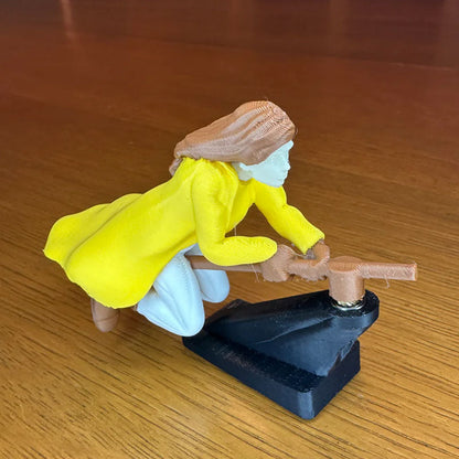 Instrumentbrädedekorationer med flytande effekt: häx- och trollkarlskvast