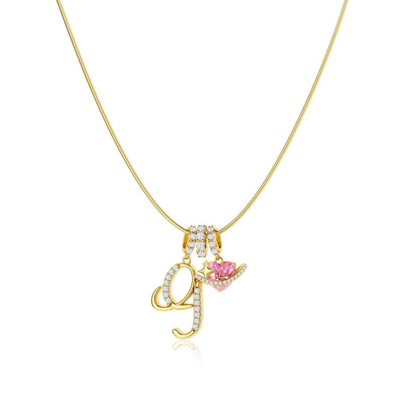 💖 SISTA DAGEN – 51 % RABATT ✨3-lagers halsband med initialer A-Z🎀 | Personligt och elegant