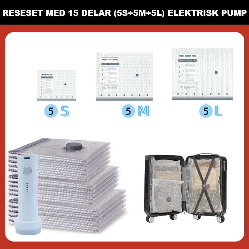 🔥Vakuumförvaringspåse För Resor