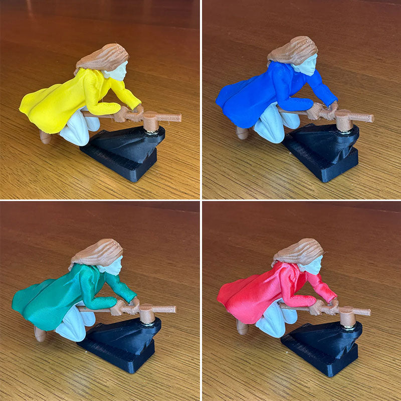 Instrumentbrädedekorationer med flytande effekt: häx- och trollkarlskvast