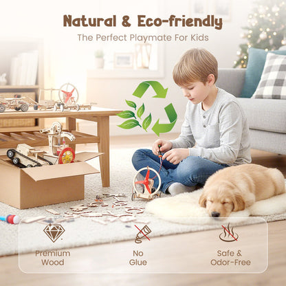 🧩 DIY Kreativa Tekniska Leksaker - Bygg & Lär med Elektronikkomponenter, Rolig STEM-utbildning för Barn 🚀📦