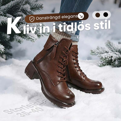 🎈Höstrea🎈49% rabatt under en begränsad tid💕Ideal present - Retro stövlar i brittisk stil