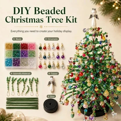 🎄✨ DIY-kit för julgran med pärlor – 🎅Skapa din egen glittrande juldeko – sverigeify