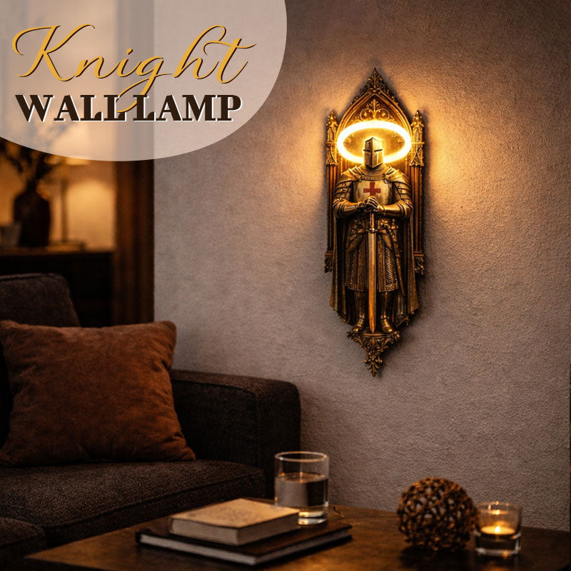 🛡️ Knight vägglampa