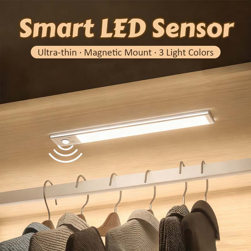 💡 Smart LED-sensor med rörelsedetektor | Automatiskt nattljus