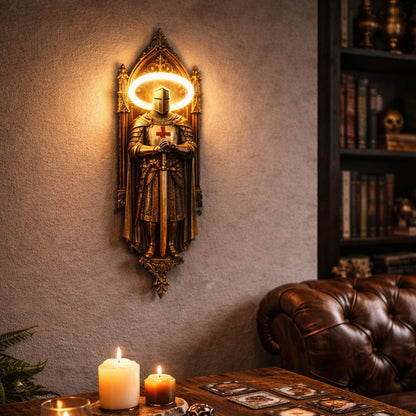 🛡️ Knight vägglampa