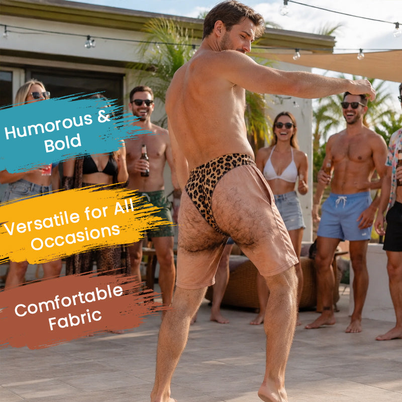»Cheeky Commando« – roliga badshorts för kul – garanterat att få folk att titta två gånger