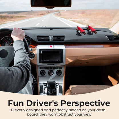 Instrumentbrädedekorationer med flytande effekt: häx- och trollkarlskvast