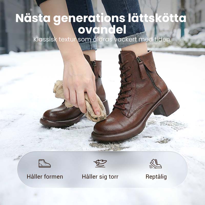 🎈Höstrea🎈49% rabatt under en begränsad tid💕Ideal present - Retro stövlar i brittisk stil