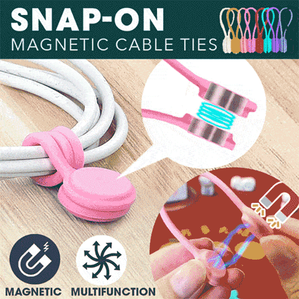 🎁 Magnetiska buntband med snäppfäste