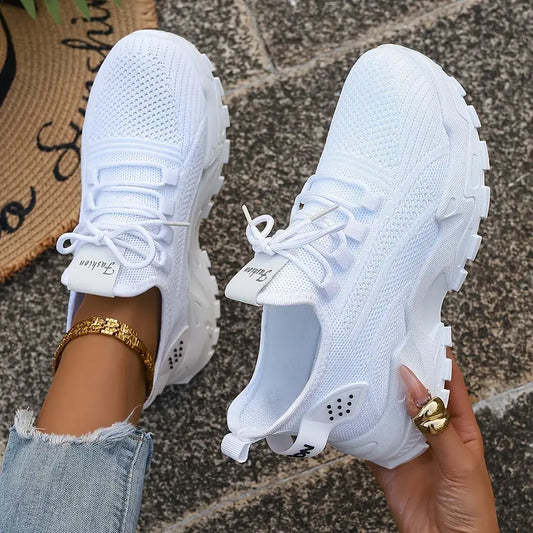 ✨ Köp 2 par – Betala 0 kr i frakt! Bekväma och andningsaktiva sneakers för kvinnor
