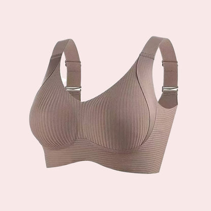 🔥Spring Hot Sale 49% OFF- Ribbad Push Up Justerbar Trådlös BH för kvinnor