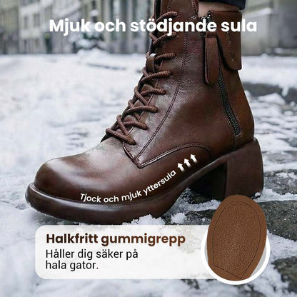 🎈Höstrea🎈49% rabatt under en begränsad tid💕Ideal present - Retro stövlar i brittisk stil