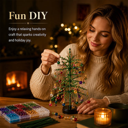 🎄DIY-pärlset för julgran – 🎅Skapa din egen glittrande juldekoration
