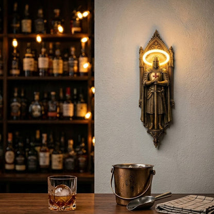 🛡️ Knight vägglampa