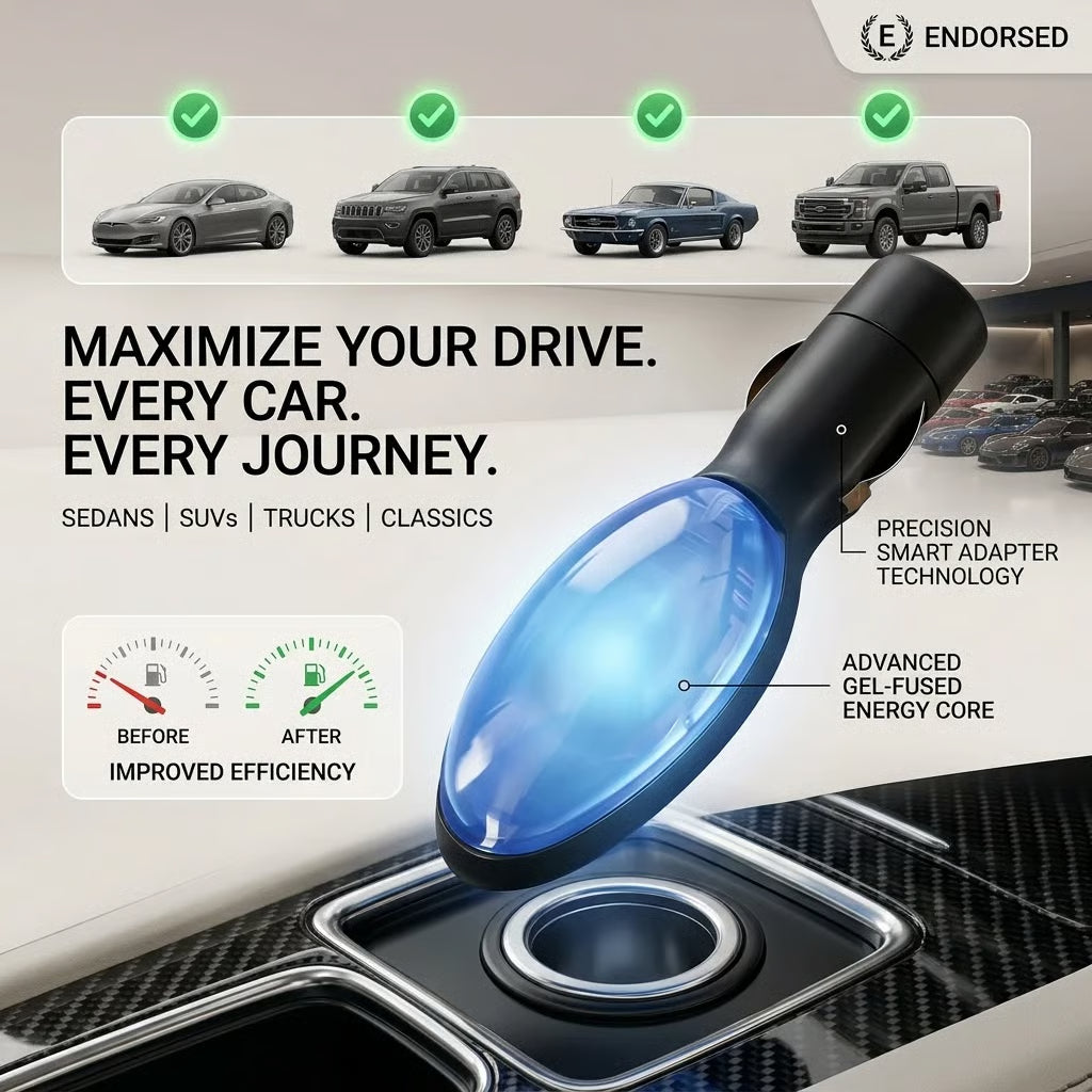🚗 2026 Ny uppgradering FuelShark bränslesynkroniseringsenhet – Bensinsparare för bilar och lastbilar, spillsparare