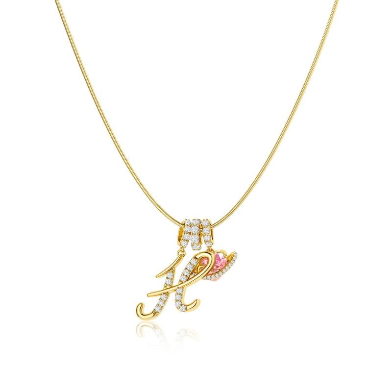 💖 SISTA DAGEN – 51 % RABATT ✨3-lagers halsband med initialer A-Z🎀 | Personligt och elegant
