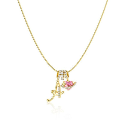 💖 SISTA DAGEN – 51 % RABATT ✨3-lagers halsband med initialer A-Z🎀 | Personligt och elegant