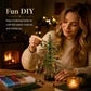 🎄✨ DIY-kit för julgran med pärlor – 🎅Skapa din egen glittrande juldeko – sverigeify
