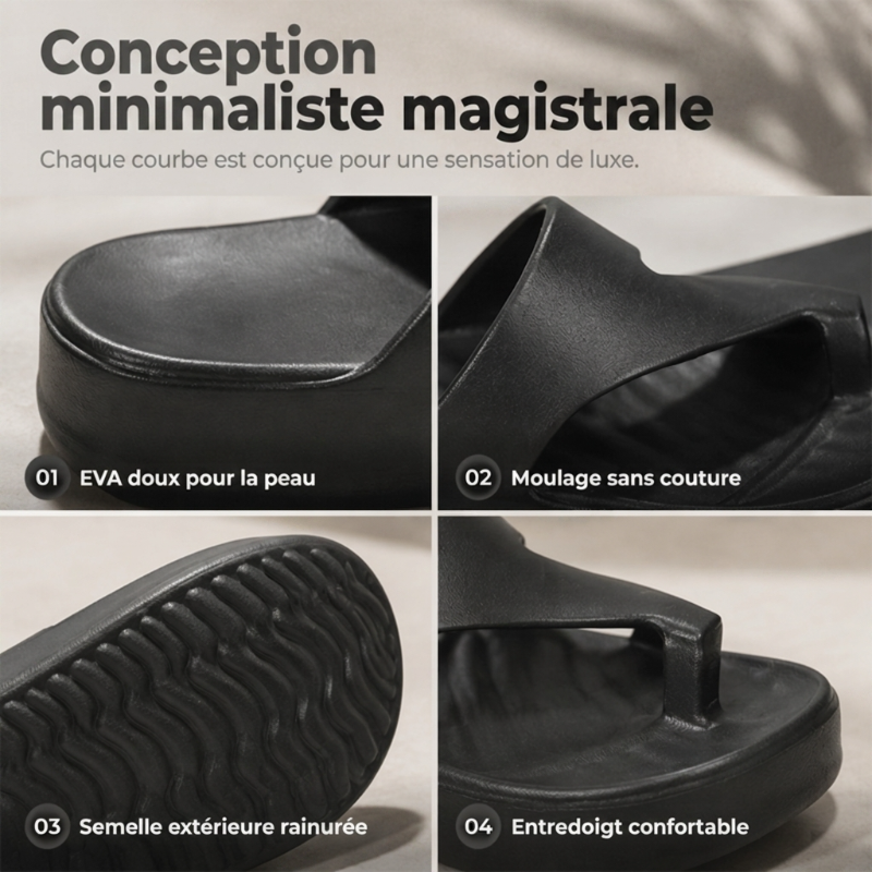 👡 50% RABATT – BEGRÄNSAD KAMPANJ! ✨ Kilklackssandaler Öppen Tå Dam – EVA – Lätt Plattform & Tårem för Sommar