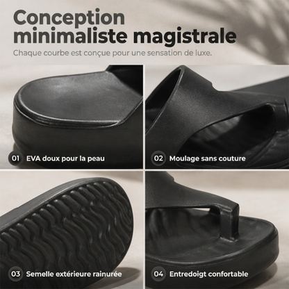 👡 50% RABATT – BEGRÄNSAD KAMPANJ! ✨ Kilklackssandaler Öppen Tå Dam – EVA – Lätt Plattform & Tårem för Sommar