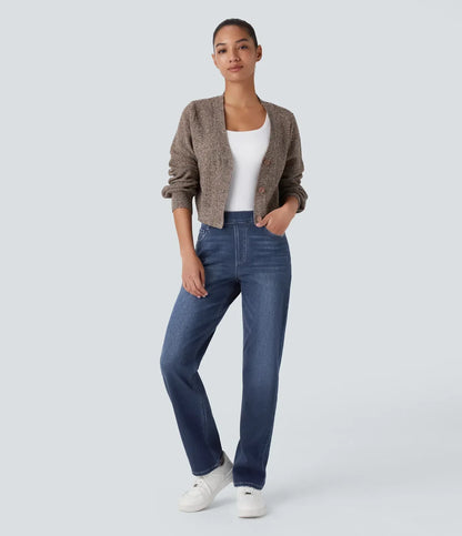 Lotte | Elastiska och bekväma byxor med hög midja
