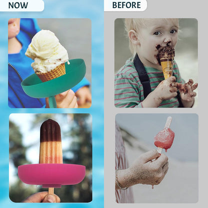 Popsicle-glassställ i silikon