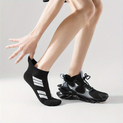 🧦Unisex No-Show-strumpor – Halkfria, andningsbara och perfekta för sport